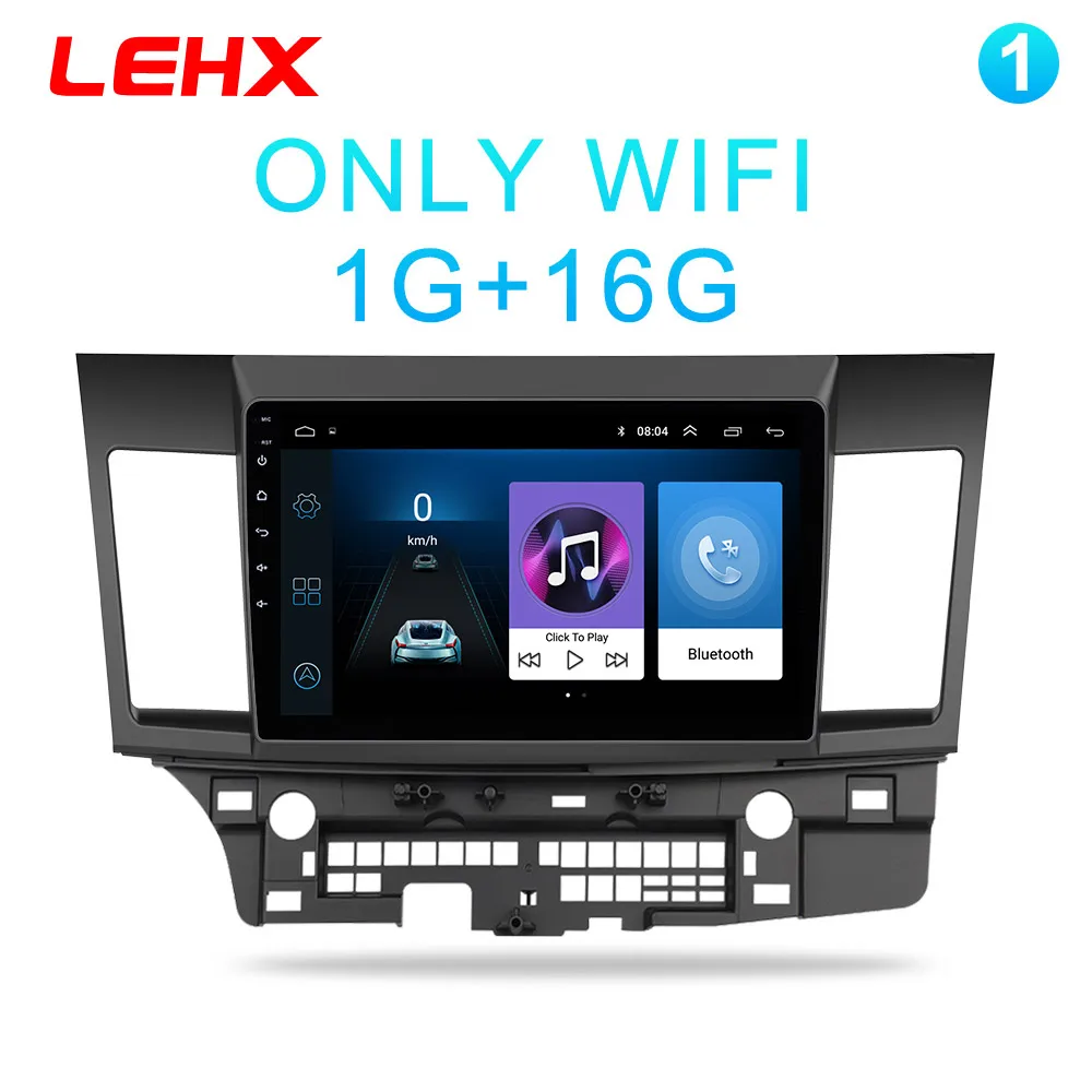 Автомобильный Android 8,1 автомобильный dvd мультимедиа для MITSUBISHI LANCER 10,1 дюймов 2 DIN Gps навигация Радио Видео Аудио плеер - Цвет: LAN-901-1