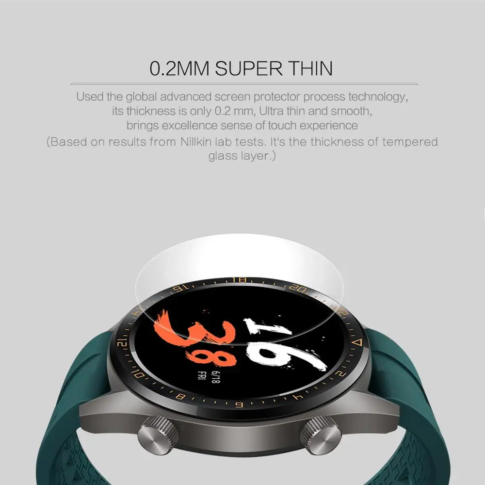 Для Apple Watch GT 46 мм закаленное стекло Nillkin Amazing H + Pro защита экрана 2.5D кривая защитная