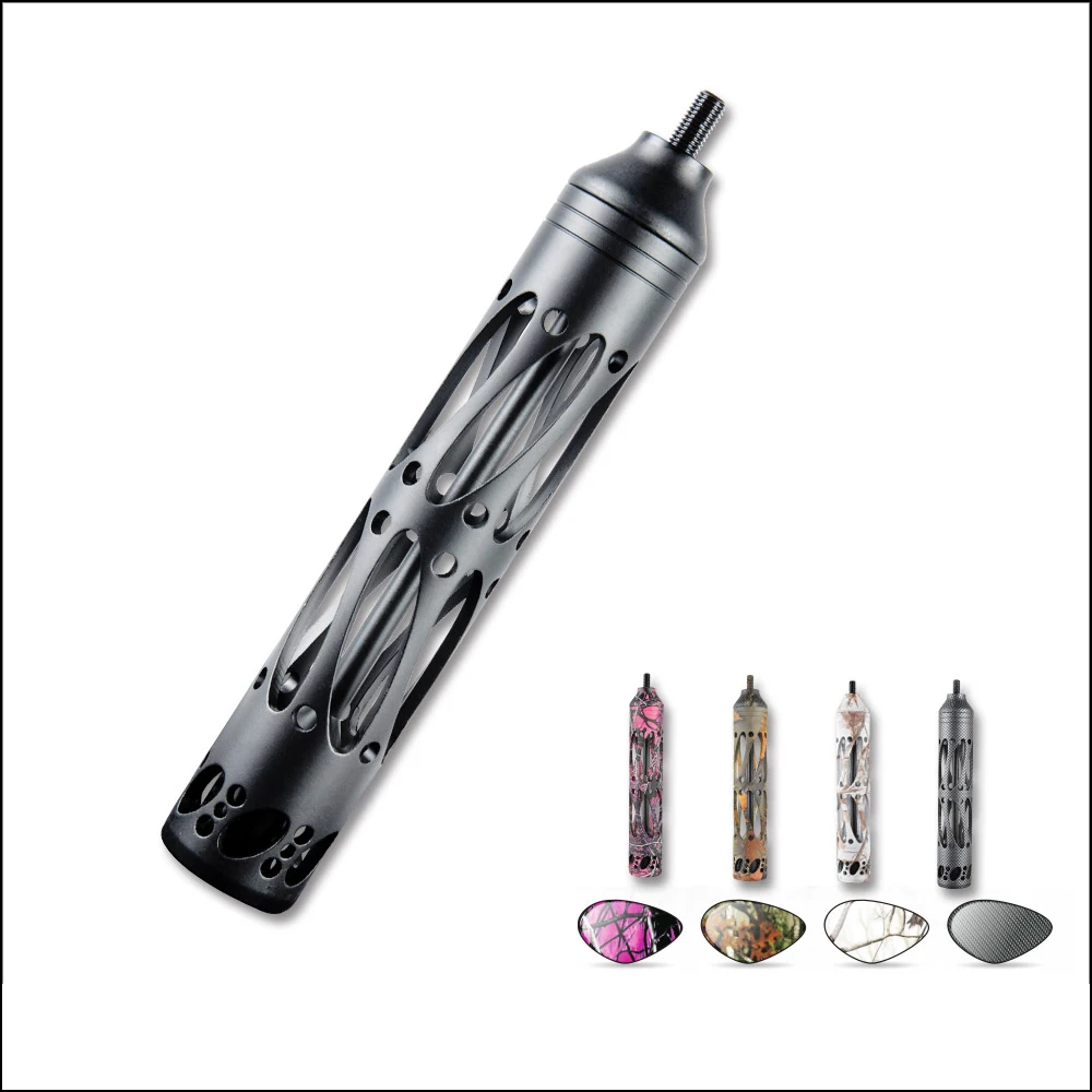 

1 шт. блочный стабилизатор лука из алюминиевого сплава, изготовлен на станке с ЧПУ, 8 дюймов, 6,5 унций, универсальный металлический амортизато...