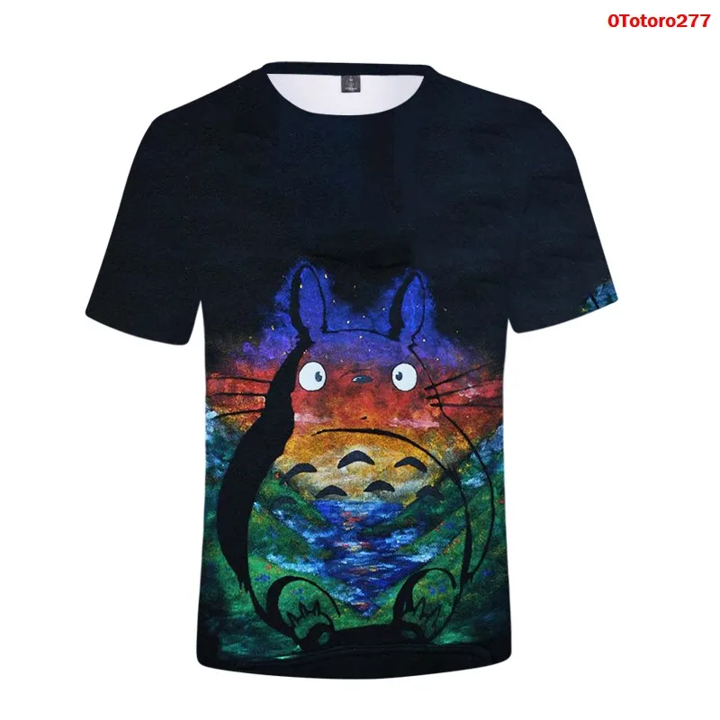 

Harajuku 3d Tshirt Totoro Printed Men Oversized Funny Anime Women Summer New Style Tees Unsiex Sweatshirts Casual Totoro Tops