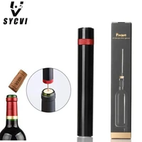 pneumatic wine corkscrew air pump wine bottle opener safe portable stainless steel pin cork remover air pressure corkscrew
