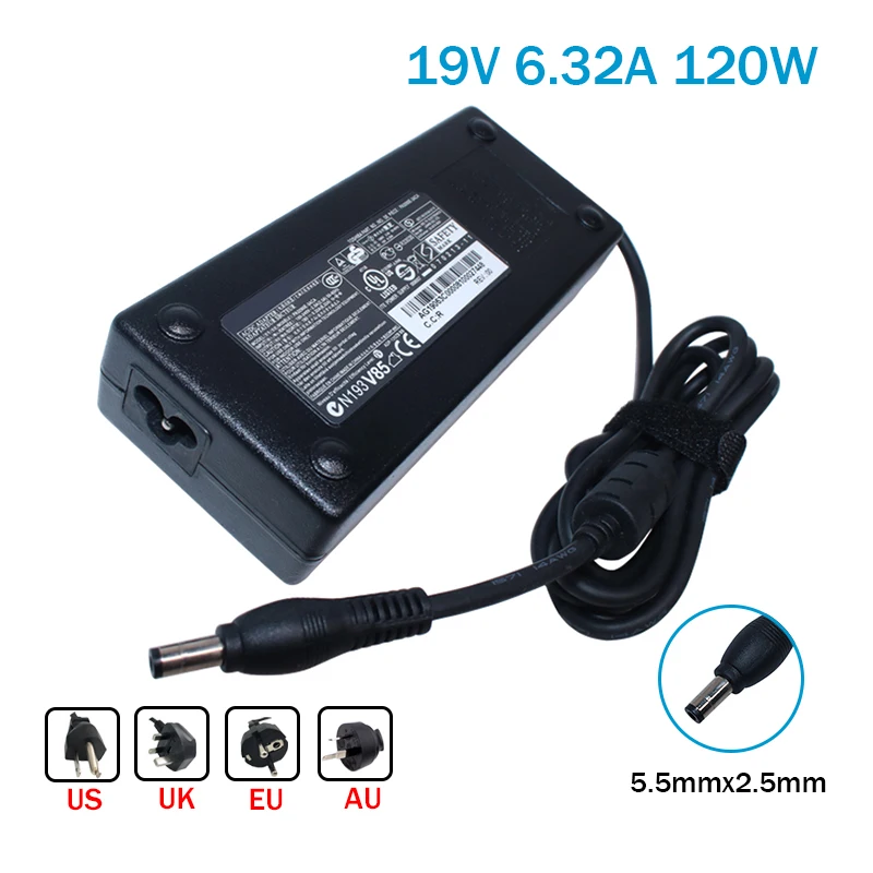 

Genuin 19V 6.3A120W AC power adapter charger for Toshiba PA3717E-1AC3 PA3290E-3ACA PA3290U-3AC3 PA3717U-1ACA PA5083A-1AC3