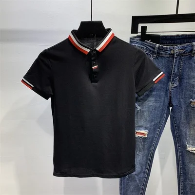 

New short-sleeved T-shirt ice silk summer men's 2020 round neck thin section tide brand tight half sleeve