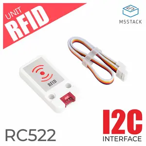 Модуль RFID M5Stack RC522, новейший мини-датчик для Arduino SPI, устройство для чтения писем, IC-карта с Роув-портом, интерфейс I2C для ESP32