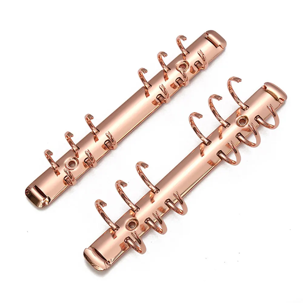 1 шт. металлическое спиральное связующее кольцо зажим с винтом для дневника