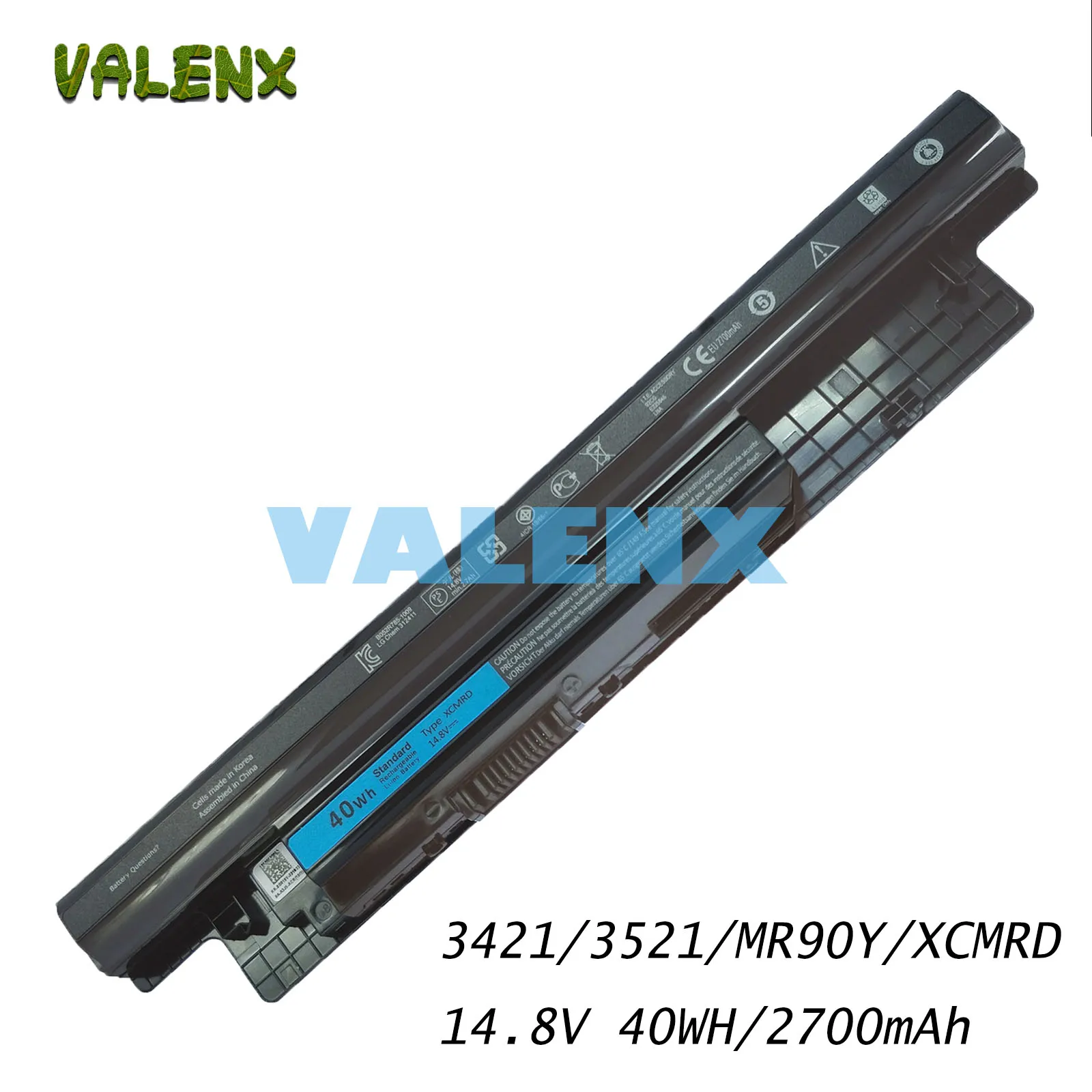 Новый аккумулятор xcmrd MR90Y 40wh 14 8 v для ноутбука Dell Inspiron 14-3421 15-3521 3542 3543 3531 3541 5521 17-3721 5721