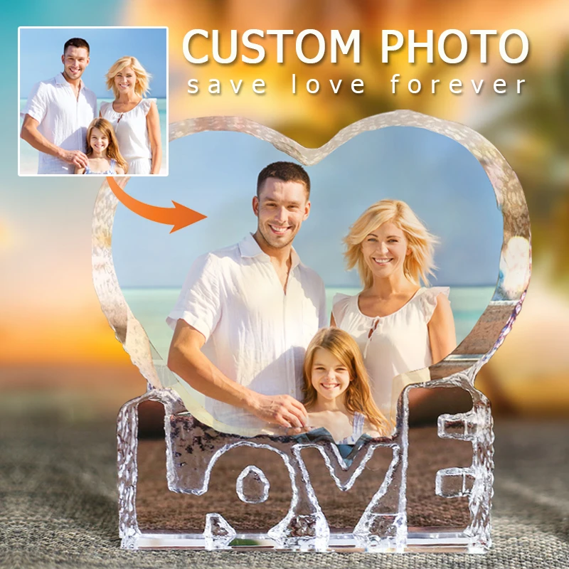 Фотография на заказ любовь Хрустальный альбом фотоальбом персонализированный