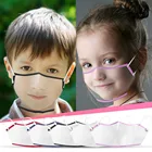 1 шт. детская моющаяся многоразовая Удобная прозрачная визуальная маска, Пылезащитная маска для лица J60