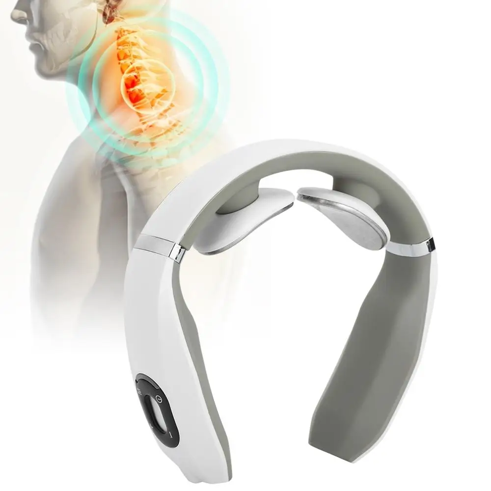 

Electromagnetic Cervical Vertebra Massager Household Portable Neck Pulse Massager Instrument Magnetic Therapy Pain Relieve