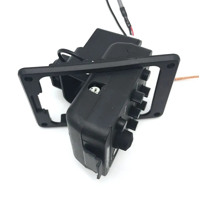 4 акустической гитары пикап предусилитель эквалайзер с тюнером микрофон Piezo Endpin