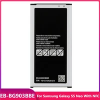 original phone battery eb bg903bbe for samsung galaxy s5 neo with nfc replacement rechargable batteries 2800mah