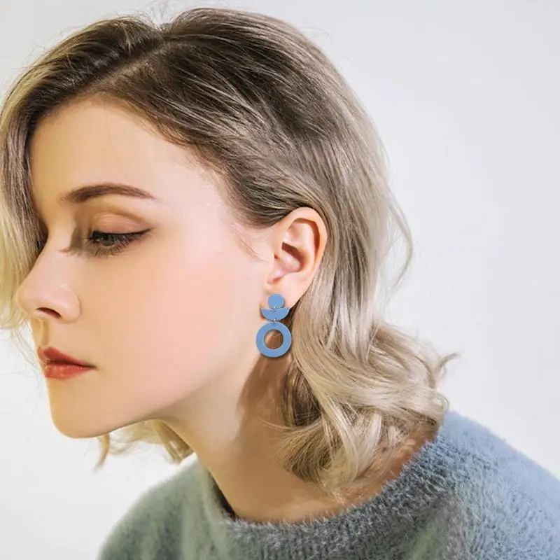 Серьги в виде леса облака повседневной жизни для женщин ювелирные изделия