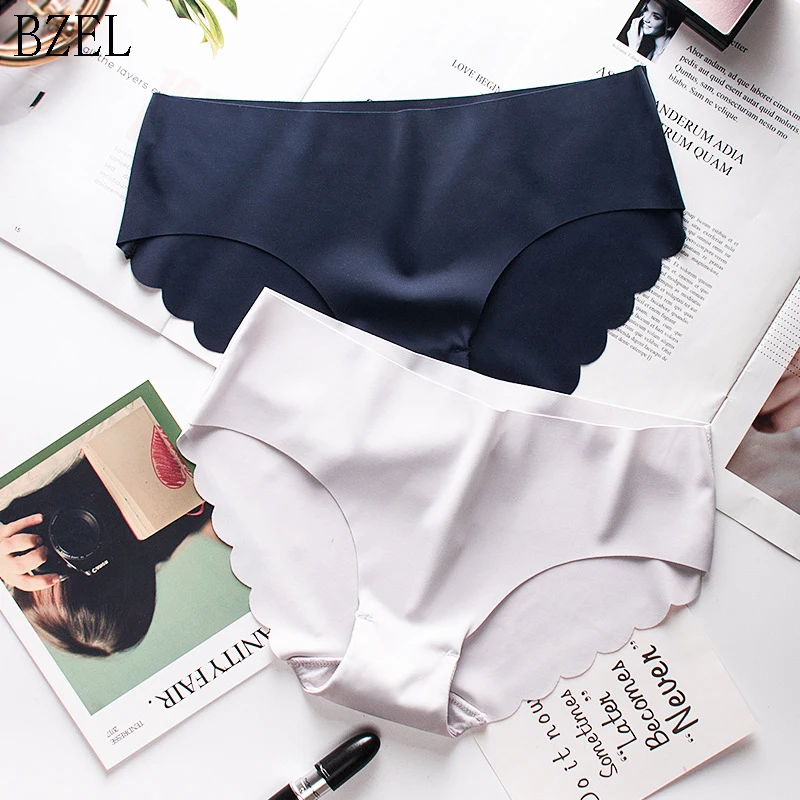Женские бесшовные трусики BZEL сексуальное нижнее белье с низкой посадкой женские