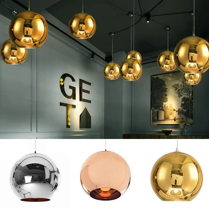 

Pendant Light Class Pendant Light Pendant Lamp Fashion Romantic Dreamlike E27 15CM Glass Ball HangLamp Parlor Bedroom
