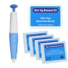 Новое поступление Micro кожу средство удаления бирок комплект микро группа кожи удаление тега с очистительные тампоны для взрослых моль для борьбы с пигментацией, Уход за лицом Красота инструмент