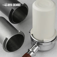 58mm dosing ring brewing bowls coffee sniffing mug powder feeder tank 304 stainless steel coffee tamper espresso cafe accessory