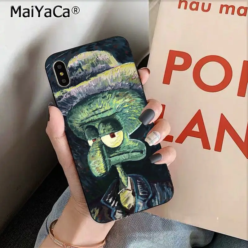 A3 MaiYaCa милый мультфильм кальмарные щупальца ТПУ силиконовый чехол для телефона Apple iphone 11 pro 8 7 66S Plus X XS MAX 5s SE XR - Цвет: A3
