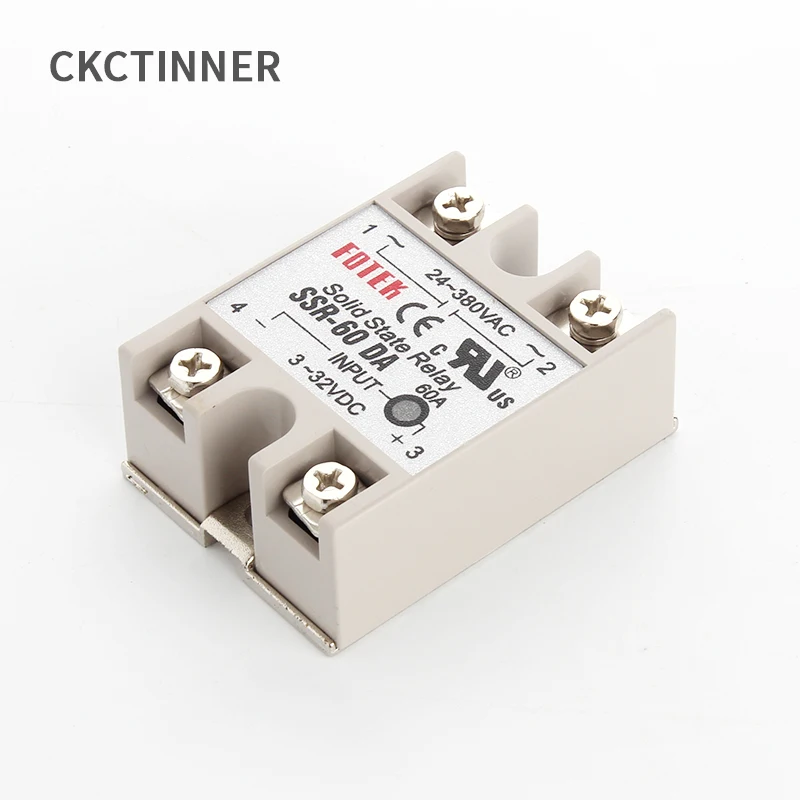 1 шт. твердотельные реле SSR-25DA 25A SSR-10DA SSR-40DA 5-24VDC до 24-380V AC SSR 25DA6-20mA