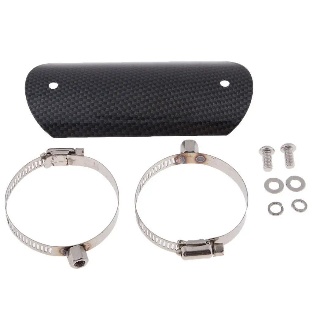 

Universal Motorcycle Exhaust Muffler Pipe Heat Shield Burn-Proof Cover Guard