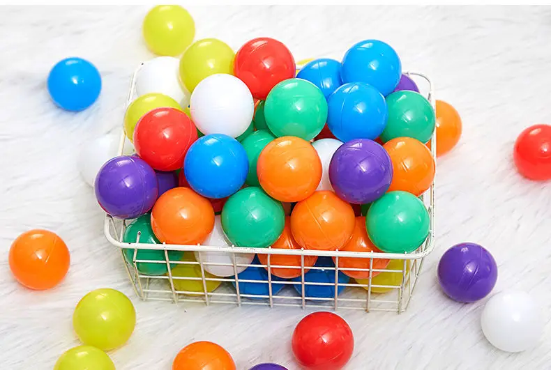 

Безопасные разноцветные пластиковые шарики для бассейна, 5,5 см, шарики для бассейна для малышей, забавные шарики для ванны, игрушечные шарик...
