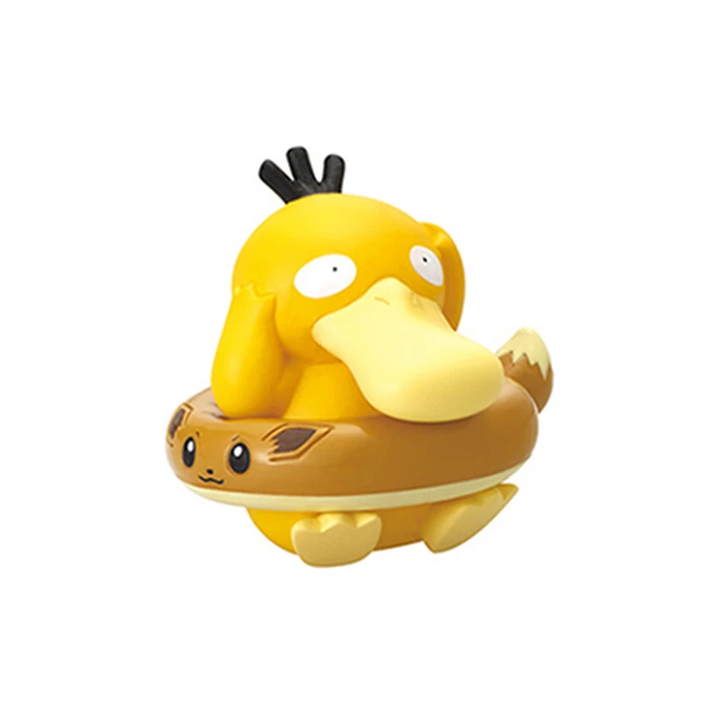 6Pcs/Set Cartoon Slowpoke Rowlet Eevees Psyduck Piplup Action Figure Toys Anime Pokemones Collections Gifts for Kids - купить по