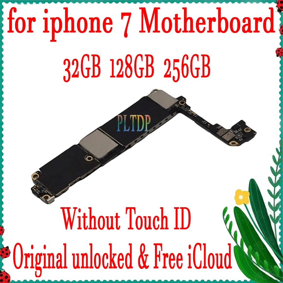 32 Гб 128 ГБ 256 Заводская разблокированная материнская плата для iPhone 7 Полная работа