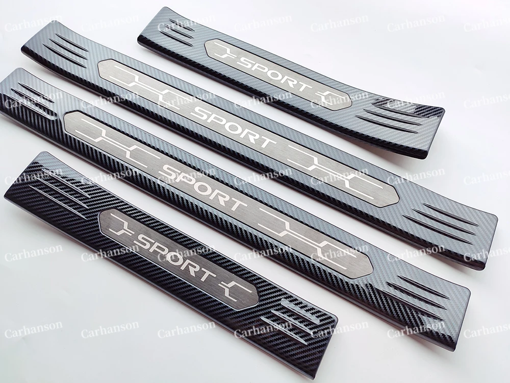 Car Door Sill Cover For Toyota RAV4 2020 Accessories stainless steel Pedal XA50 Protector Scuff Plate Auto Styling Sticker Trim |