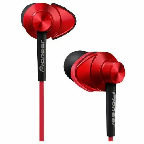 

Наушники Pioneer для телефона с внутренним креплением, красные, Япония