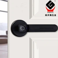 fingerprint door lock key bedroom wooden door smart door lock home office with key electronic handle fingerprint lock
