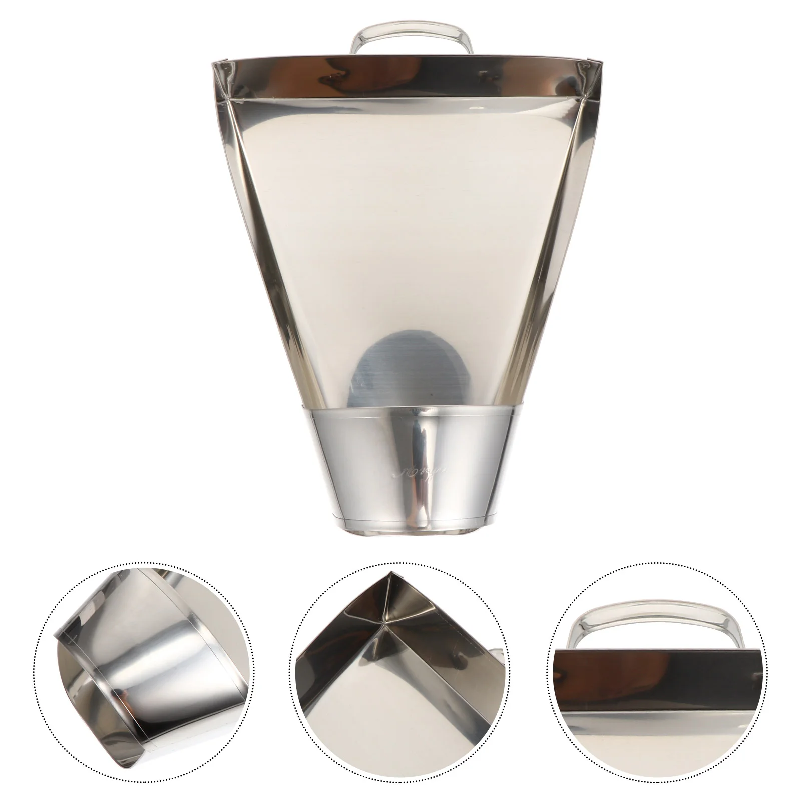 

1pc Simple Stainless Steel Fruit Scoop Ice Shovel Ice Scraper (Silver)