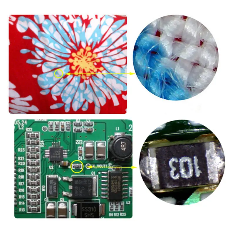 2.1MP полностью металлический светодиодный ручной цифровой микроскоп 40X 200X USB