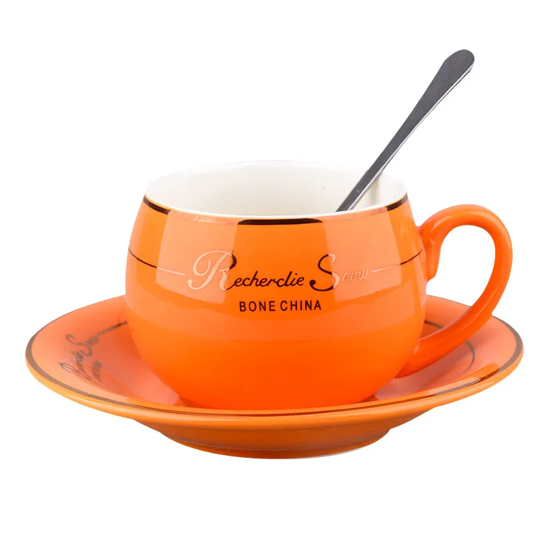 Европейский роскошный керамический набор кофейных чашек винтажный