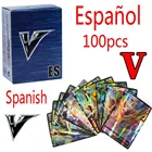 Новые карты покемона в испанском хеллинге, новейшая голографическая Радужная игровая карта Vmax V GX TAG TEAM Energy, детские игрушки покемон