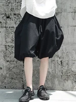 womens shorts summer new dark elastic waist personality super loose 5 mins knickerbockers fashion sweatpants