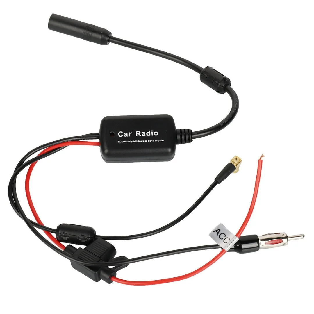 

Mayitr 1 шт. черная автомобильная антенна разделитель адаптер прочный медный сигнальный провод антенны Многофункциональный 12 в FM AM разъем