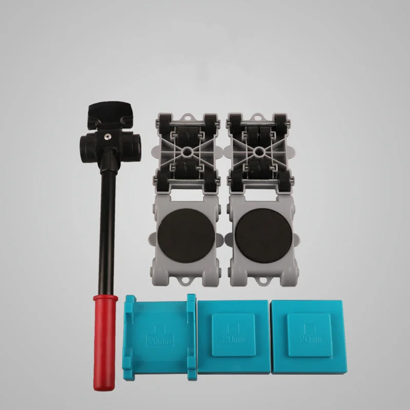 8 шт. пластиковые подъемники для мебели и холодильника|Наборы ручных