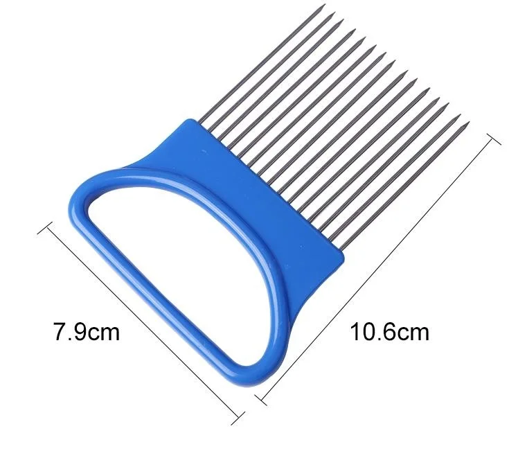 Томатный лук овощи слайсер режущий держатель для помощи руководство резак