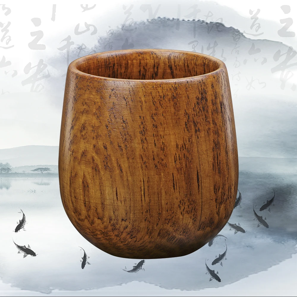 

Wood Drinkware Natural Jujube Wooden Cup Kitchen Accessories Tea Cup Drinking Cup Water Coffee Cup Primitive Handmade