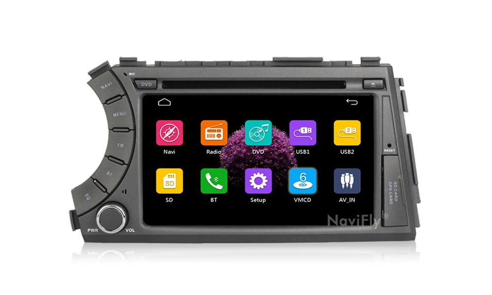 Gps навигация для Ssangyong Kyron Actyon автомобильный DVD мультимедийный плеер со стерео Bluetooth Камера заднего вида DVR USB SD карта