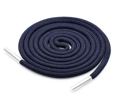 140CM 1Pc Solid Color Polyester Cord 140CM Copper Bead Caps Decorative Cap Rope For Sweater Sports Pants Waist Rope Belt - Цвет: 140CM