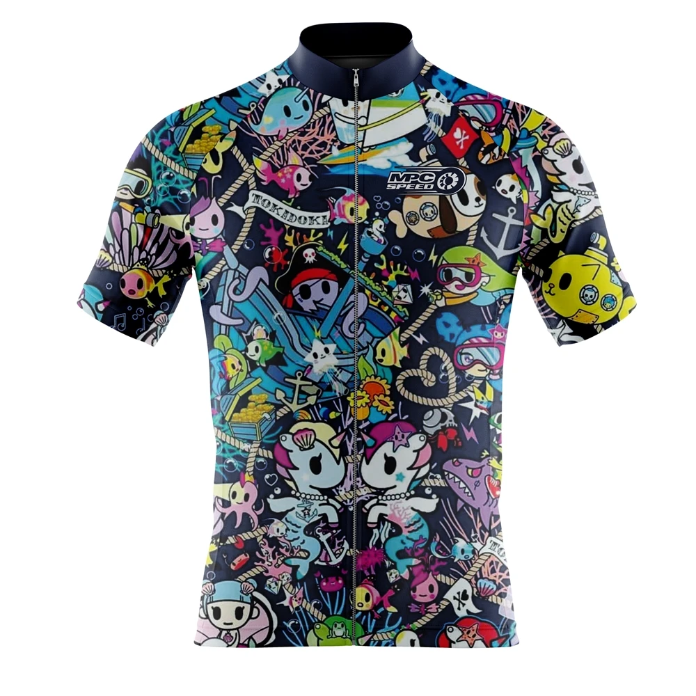 

MPC Speed Summer Short Sleeve Men Cycling Clothing kit Maillot Ropa Ciclismo Masculino Bicycle Jersey Sportswear MTB Strap shirt