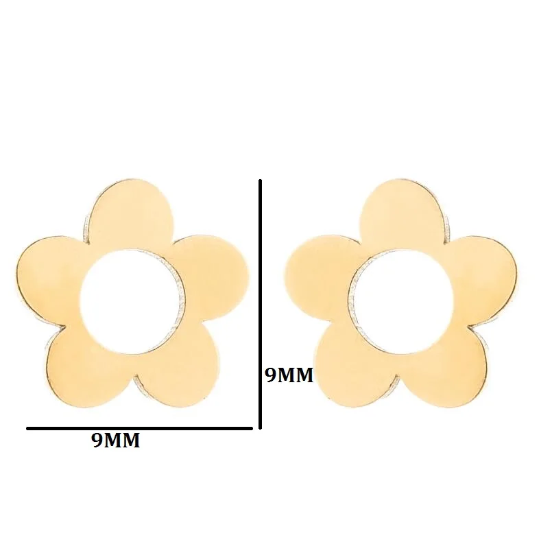 

Hot Fashion Gold Silver Color Cute Plum Flower Daisy Wedding Earrings Cute Fresh Flowers Plant Stud Earring Jewelry Accessories