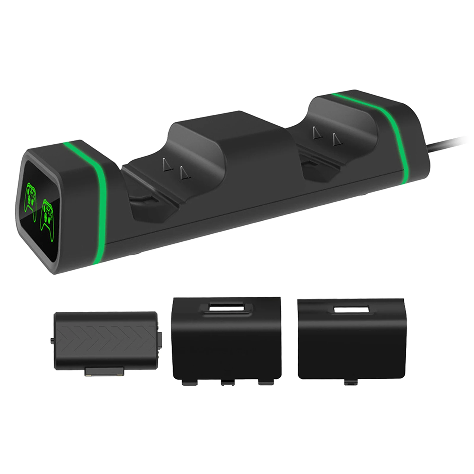 

2 Dual Controller Charger for One X S Station Base 2 Battery Packs