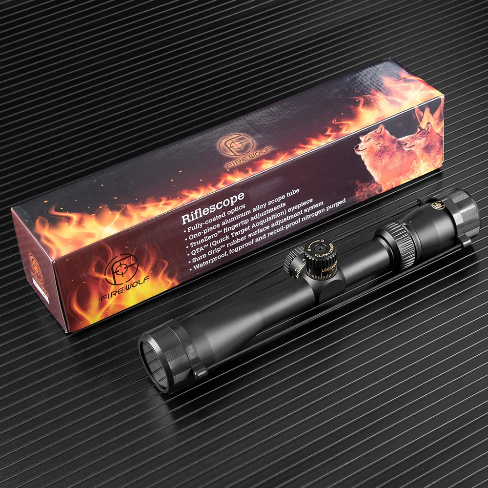 FIRE WOLF VT3 9X40 тактический прицел оптический Mil Dot с подсветкой для охотничьего
