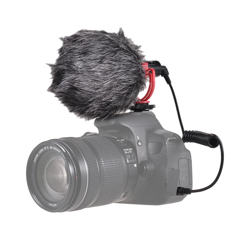 Condenser Microphone Professional DV Camcorder Cameras Microphones For Canon Nikon Sony for iPhone Apple Samsung Huawei | Электроника