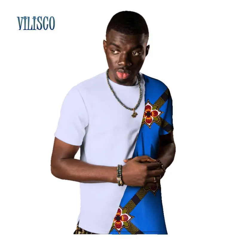 2021 Летние повседневные футболки для мужчин базин богатые мужские рубашки с