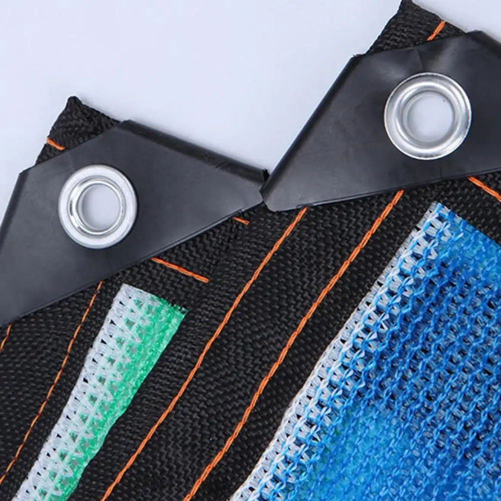 

Color Block Stripe Anti-UV Protection Garden Balcony Patio Cover Sunshade Net