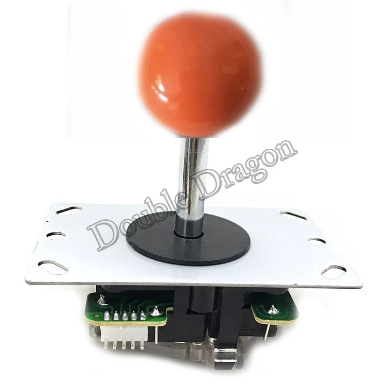 Цена по прейскуранту завода 1 шт. 8 цветов джойстик Sanwa для аркадных игр 5 Pin управление контроллер для игровой автомат для аркад - Цвет: Orange