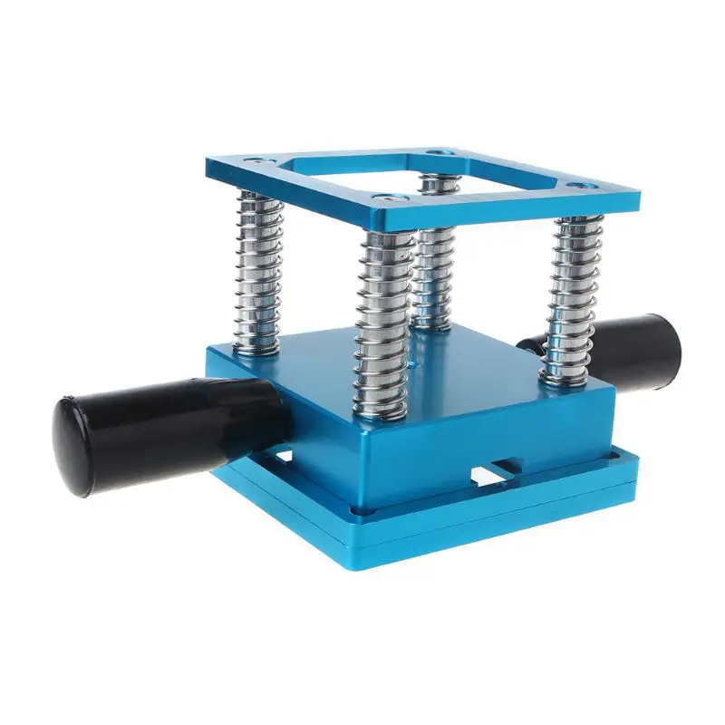 

Blue BGA Bead Planting Platform 89x89mm Bga Reball Position Diagonal Station for Laptop Chip Tin Planting Rack with Handle