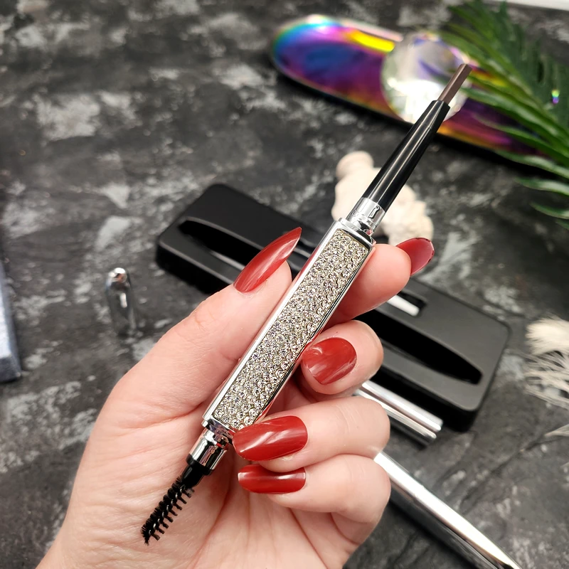 Карандаш для бровей Hojo треугольный блестящий ромбовидной формы стойкий